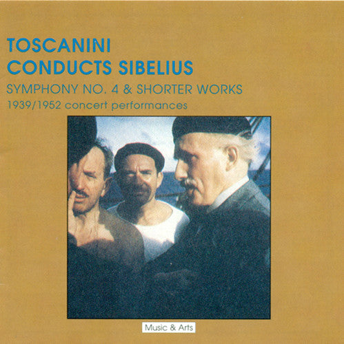 the album cover for Sibelius / Toscanini - Symphony 4 / Lemminkainen's Return