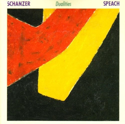 the album cover for Schanzer / Speech - Dualities