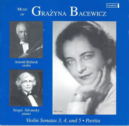 the album cover for G. BACEWICZ - Music for Violin & Piano