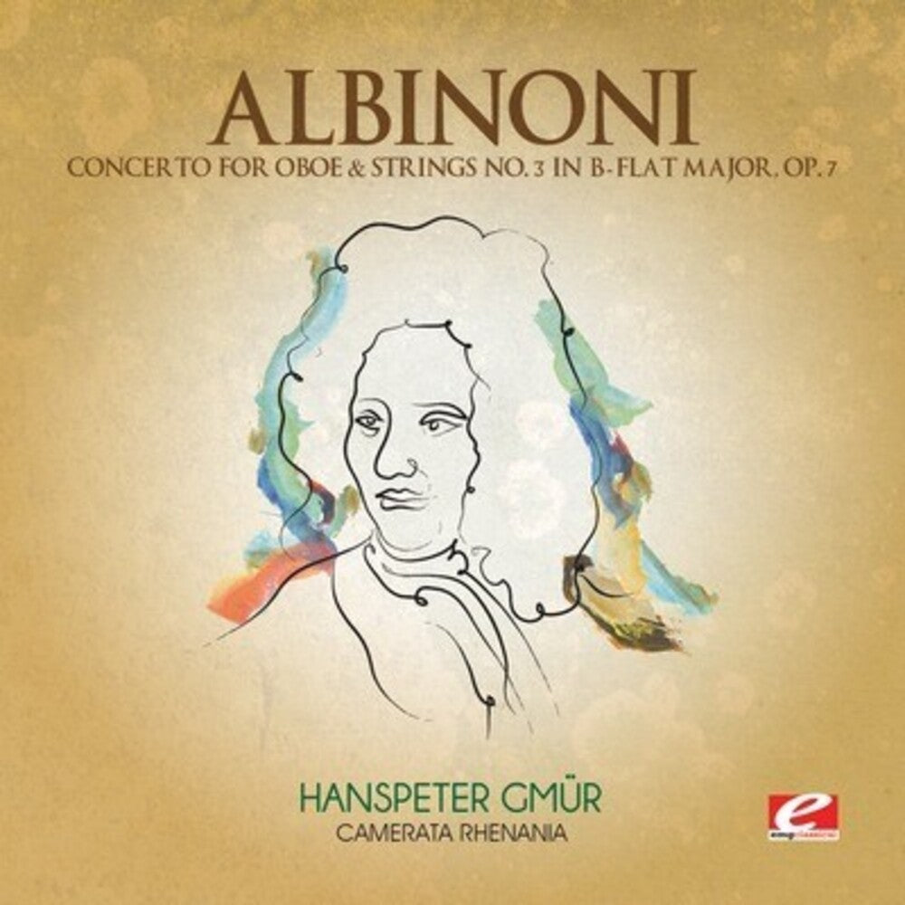 the album cover for Tomaso Albinoni - Concerto For Oboe & Strings 3 (Ep) (Mod)