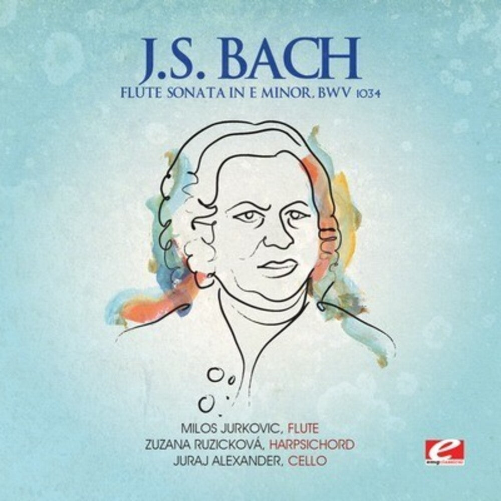 the album cover for Milos Jurkovic - Flute Sonata E minor