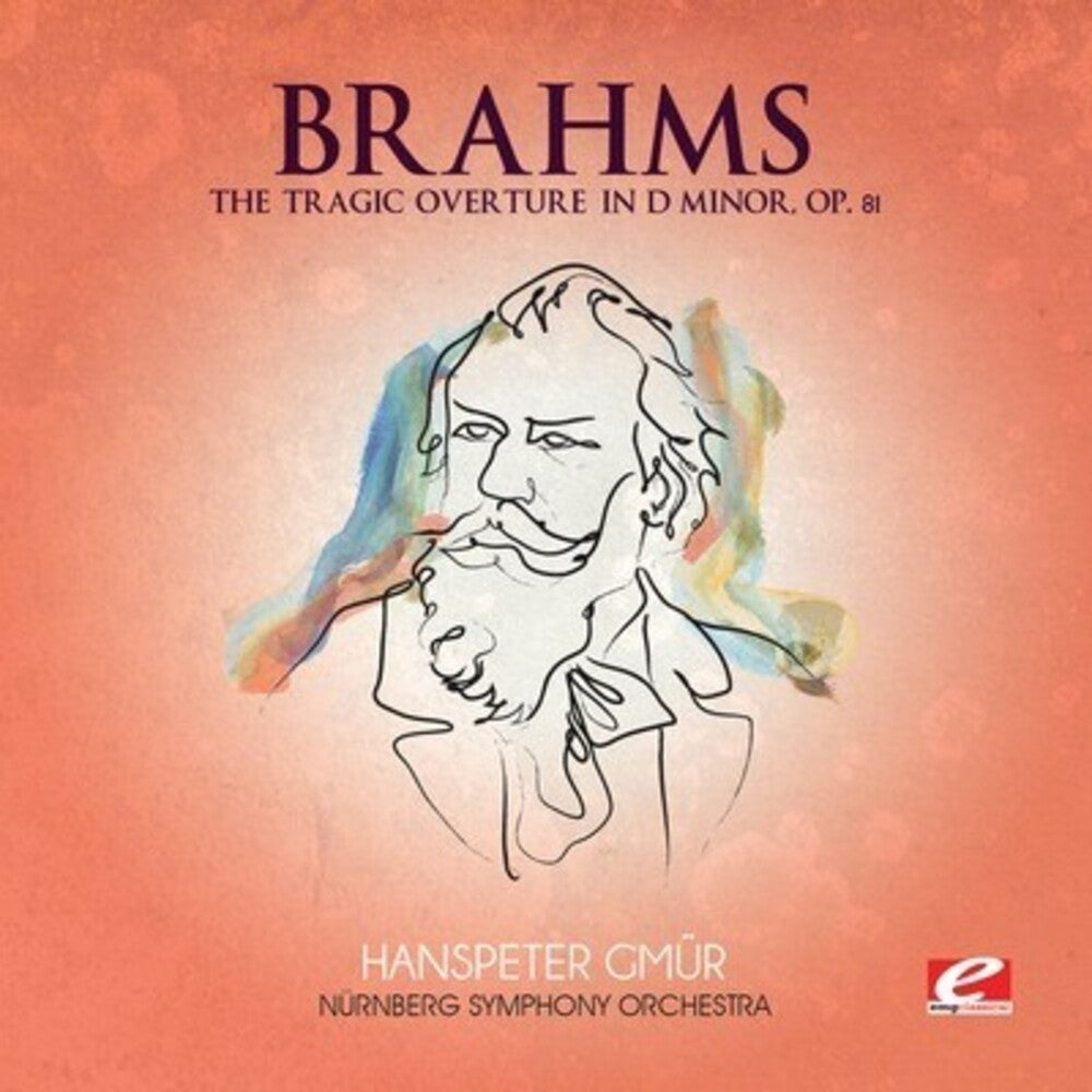 the album cover for Brahms - Tragic Overture in D minor
