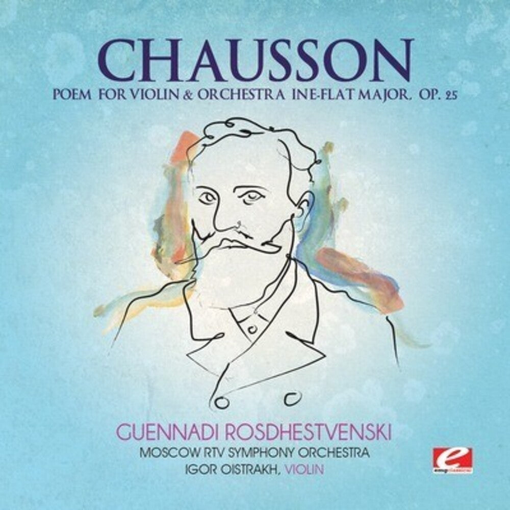 the album cover for Chausson - Poem Violin & Orchestra in E-Flat Major