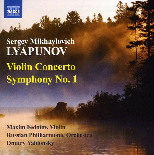 the album cover for Dmitry Yablonsky - Violin Concerto / Symphony 1