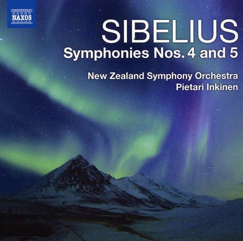 the album cover for J. SIBELIUS - Symphonies 4 & 5