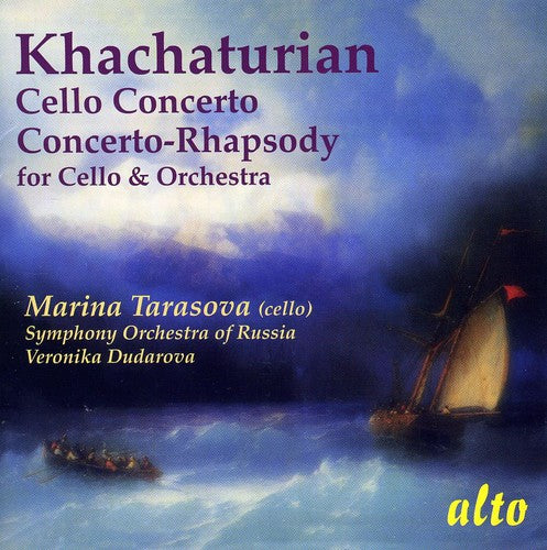the album cover for Marina Tarasova - Cello Concerto in E minor / Concerto Rhapsody for