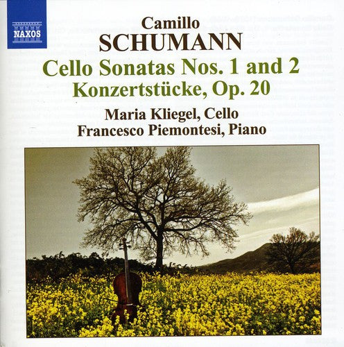 Schumann,camillo / Kliegel / Piemontesi - Cello Sonatas 1 & 2 - Music CD