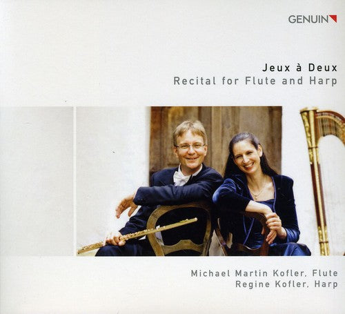 the album cover for Regine Kofler - Jeux a Deux: Recital for Flute & Harp