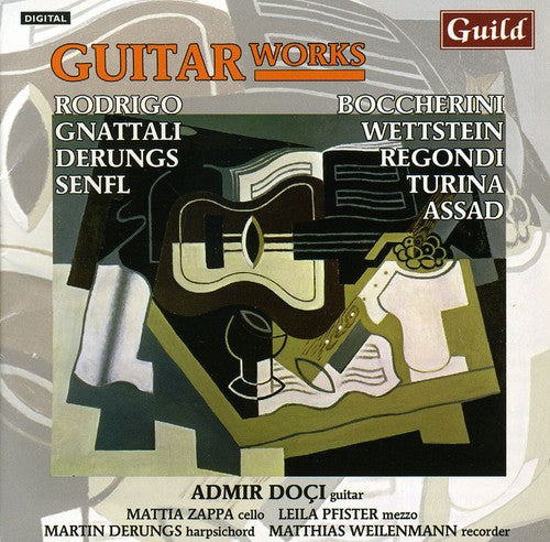 the album cover for Admir Doçi - Guitar Works By Rodrigo Turina Boccherini Assad