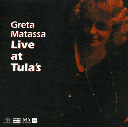 the album cover for Greta Matassa - Live at Tula's