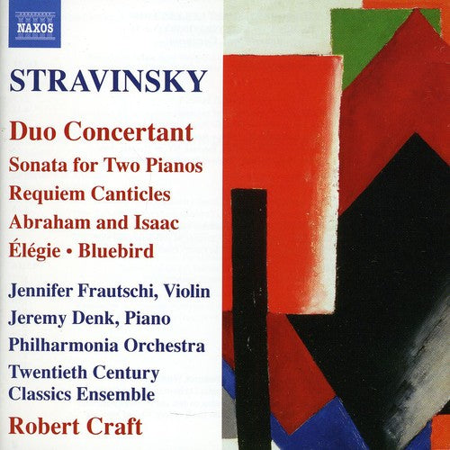 Stravinsky / Craft / Frautschi / Burgess / Pao - Duo Concertant - Music CD