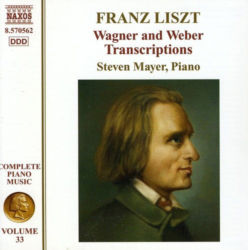 Liszt / Mayer,steven - Wagner & Weber Transcriptions: Piano Music 33 - Music CD