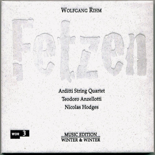Rihm / Arditti String Quartet / Anzellotti - Fetzen - Music CD