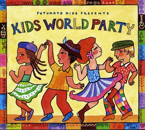 the album cover for Putumayo Kids - Kids World Party