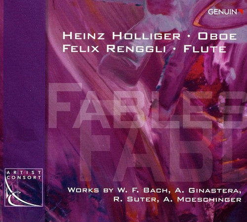 Bach,w.f. / Ginastera / Suter / Holliger / Renggli - Fables - Works For Oboe & Flute - Music CD