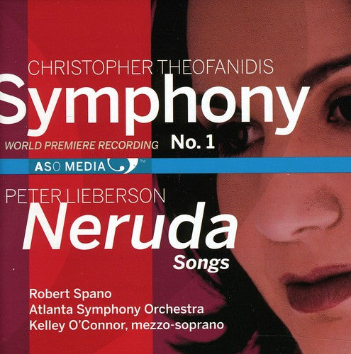 the album cover for Robert Spano - Neruda Songs / Symphony 1