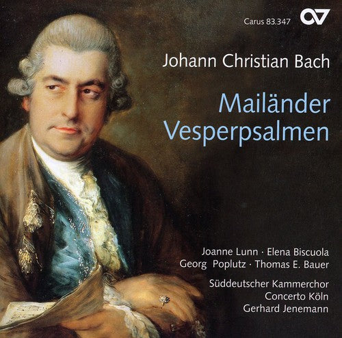 Bach,j.c. / Lunn / Sdco /concerto Koln / Jenemann - Mailander Vesperpsalmen / Milan Vesper Psalms - Music CD