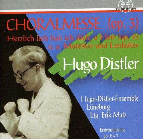 Distler / Matz / Ensemble Luneburg - Chorwerke - Music CD