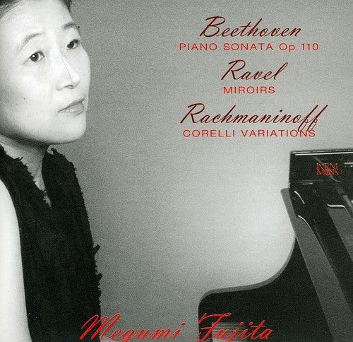 the album cover for Megumi Fujita - Beethoven Ravel Rachmaninoff