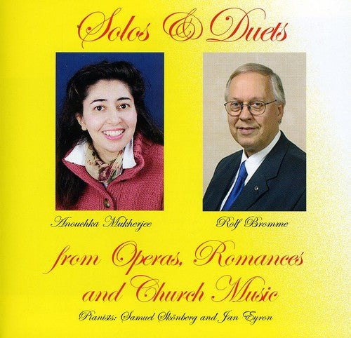 the album cover for Anouchka Mukherjee & Roff Brom - Solos & Duets