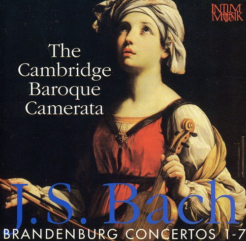 the album cover for The Cambridge Baroque Camerata - Plays Bach Brandenburg Concertos 1-7