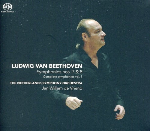the album cover for Beethoven / Netherlands Sym Orch / De Vriend - Symphonies 7 & 8