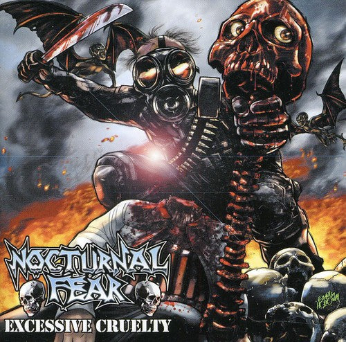 the album cover for Nocturnal Fear - Excessive Cruelty