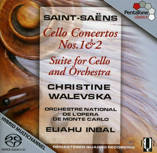 Saint-saens / Walevska / Inbal - Cello Ctos 1 & 2 / Suite For Cello & Orch - Super Audio CD