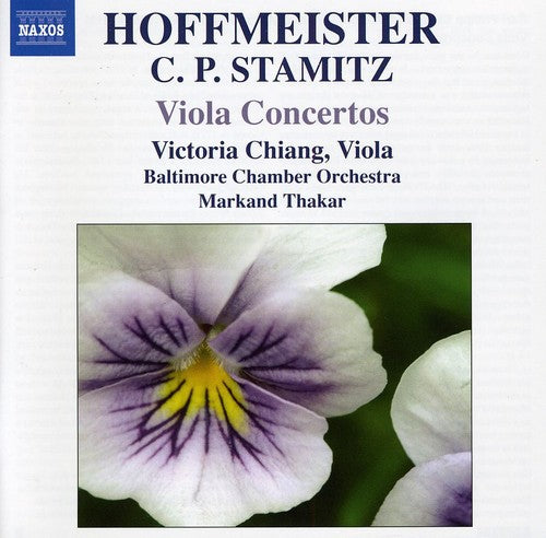 the album cover for Victoria Chiang - Hoffmeister & Stamitz: Viola Ctos