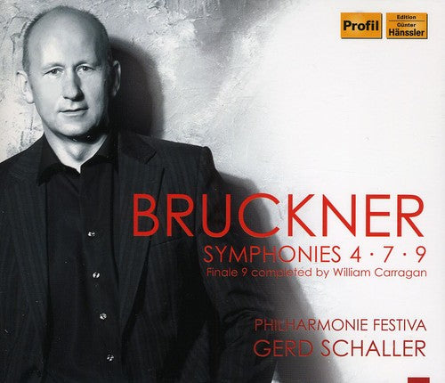 the album cover for Gerd Schaller - Symphonies 4 &7 & 9
