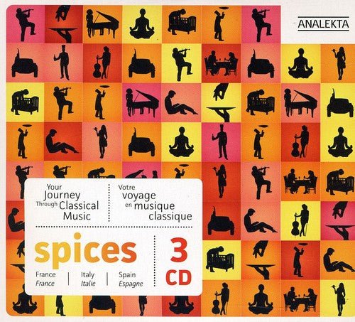 the album cover for Spices: French & Italian & Spanish / Various - Spices: French & Italian & Spanish / Various