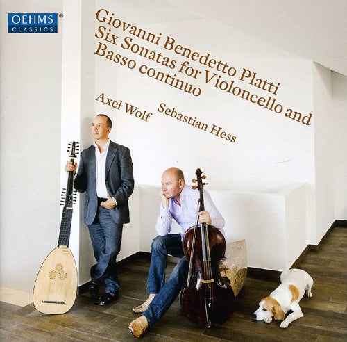 the album cover for Sebastian Hess - 6 Sonatas for Violoncello & Basso Continuo