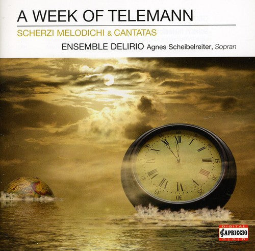 the album cover for Delirio - Week of Telemann