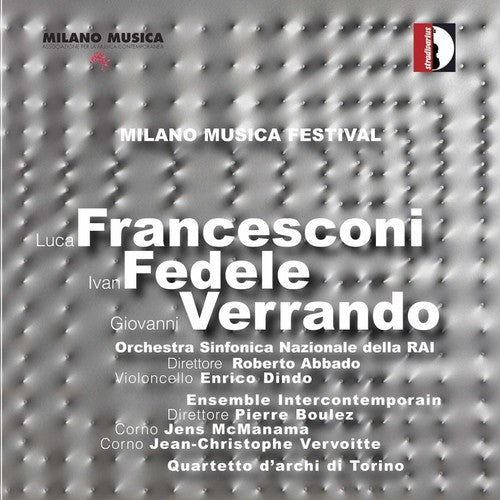 the album cover for Francesconi / Various Jewl - Milan Music Festival Live 5