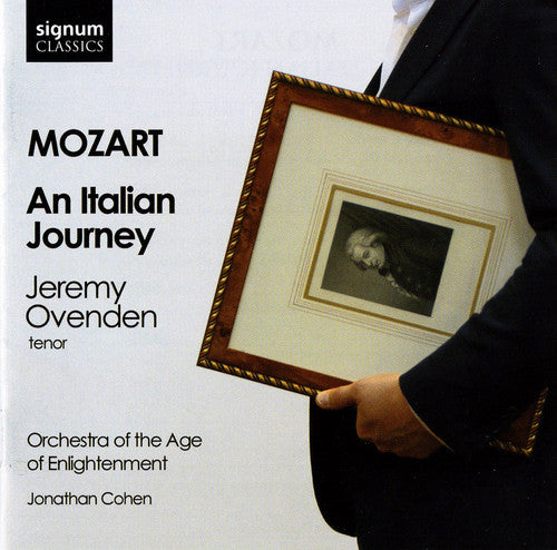 the album cover for Jeremy Ovenden, Orchestra of the Age of Enlightenment, Jonathan Cohen - An Italian Journey