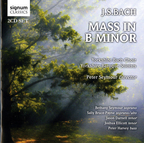 the album cover for Peter Seymour - Mass in B minor