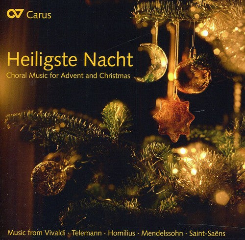 the album cover for Vivaldi / Telemann / Haydn / Johannsen / Ndr Chor - Heiligste Nacht: Choral Music Advent & Christmas