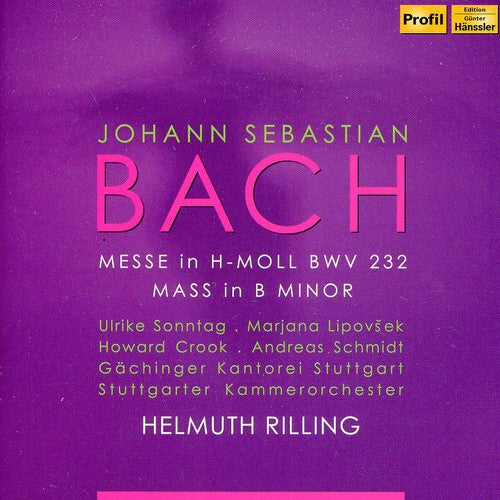 Bach,j.s. / Sonntag / Lipovsek / Crook / Schmidt - Messe In H-moll Mass In B Minor - Music CD