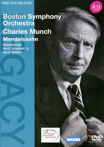 Mendelssohn / Mozart / Bso / Munch - Symphonies 3 & 4 - DVD