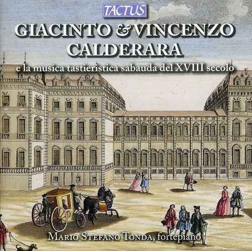 the album cover for Mario Stefano Tonda - Keyboard Music in Piedmont in the 18th Century