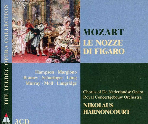 the album cover for Mozart / Hampson / Rco / Harnoncourt - Mozart: Le Nozze De Figaro (Complete)