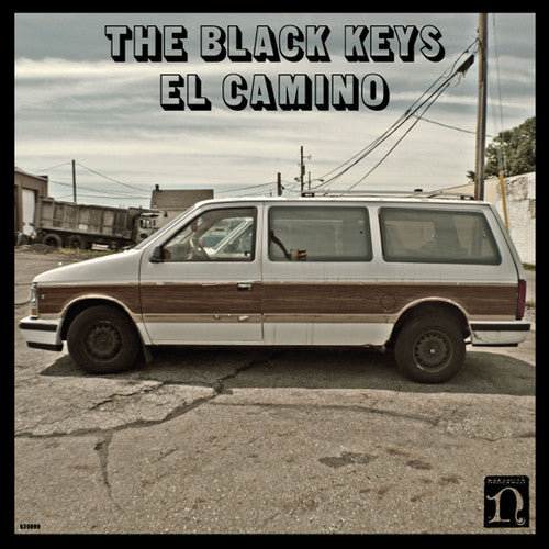 the album cover for The Black Keys - El Camino