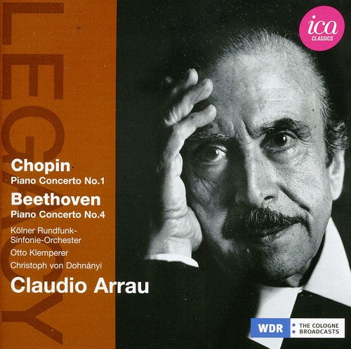 the album cover for Claudio Arrau - Ica Classics Legacy
