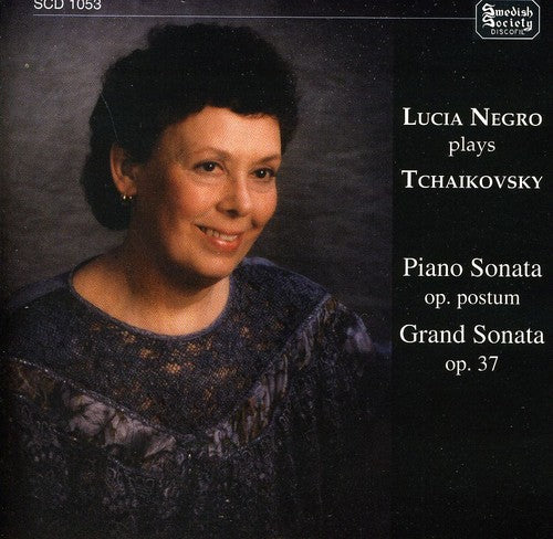 the album cover for Tchaikovsky / Negro - Piano Sonata Op Postum