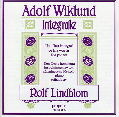 the album cover for Rolf Lindblom - Integrale-Piano Works / Various