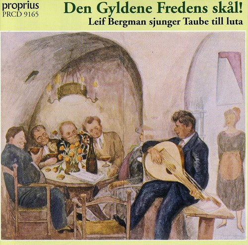 the album cover for Taube / Bergman - Den Gyldene Fredens Skal