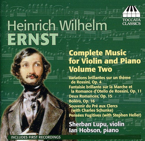 the album cover for Sherban Lupu - Complete Music Violin & Piano 2