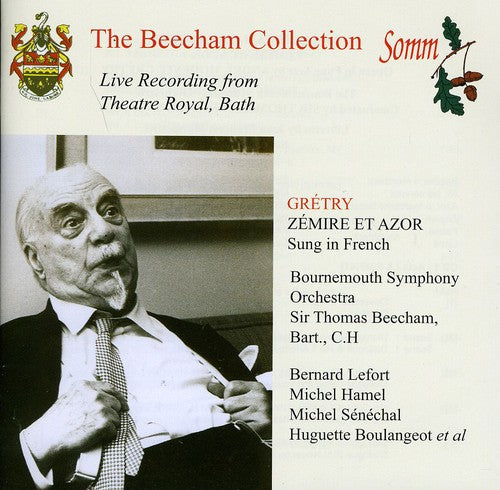 the album cover for SIR THOMAS BEECHAM - Zemire Et Azor