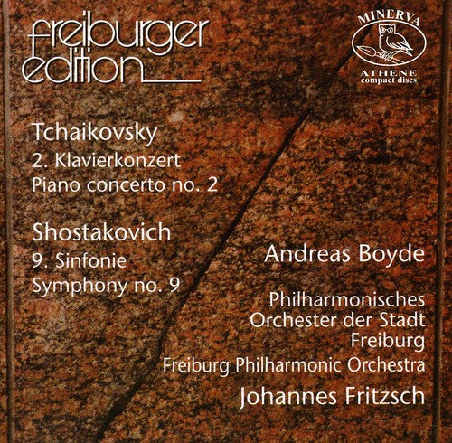 the album cover for Freiburg Philharmonic Orchestra - Piano Concerto 2 in G Major Op 44