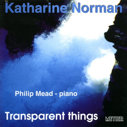 the album cover for Katharine Norman - Transparent Things